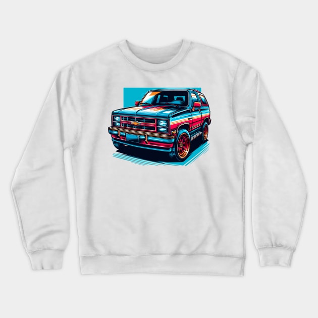 Chevrolet car Crewneck Sweatshirt by Vehicles-Art